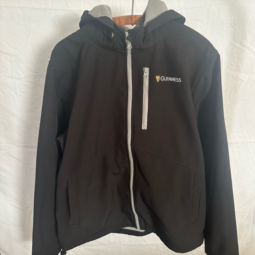 Guinness Black Hooded Jacket
